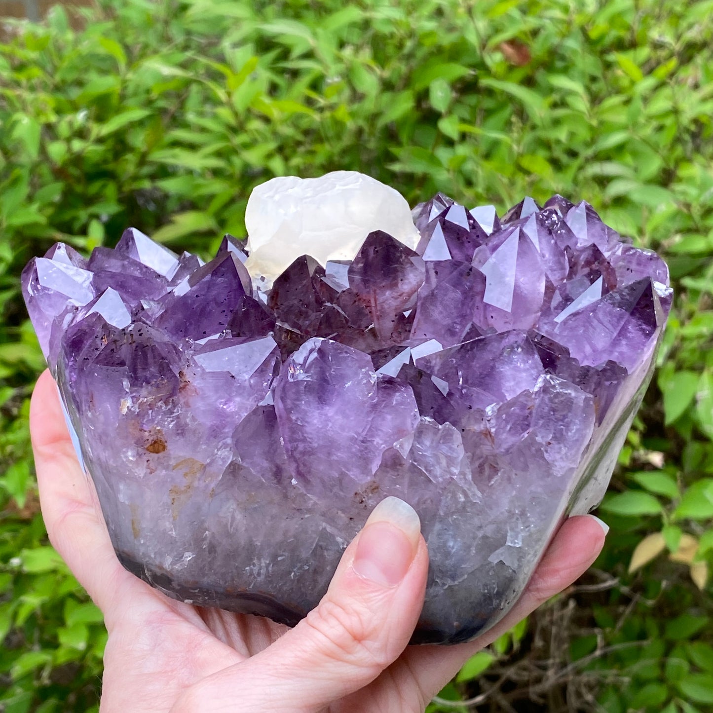 High Grade Amethyst with Calcite