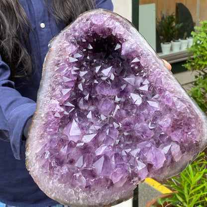 Large Amethyst 'Dish' Shaped Geode
