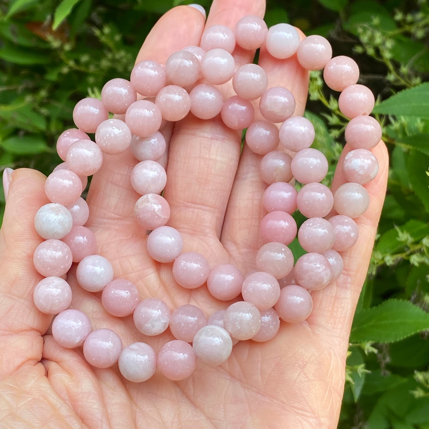 Natural Pink Opal Bracelet