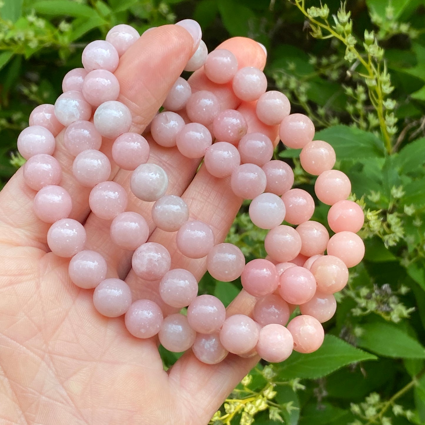 Natural Pink Opal Bracelet