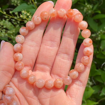 Shimmery Sunstone Bracelet