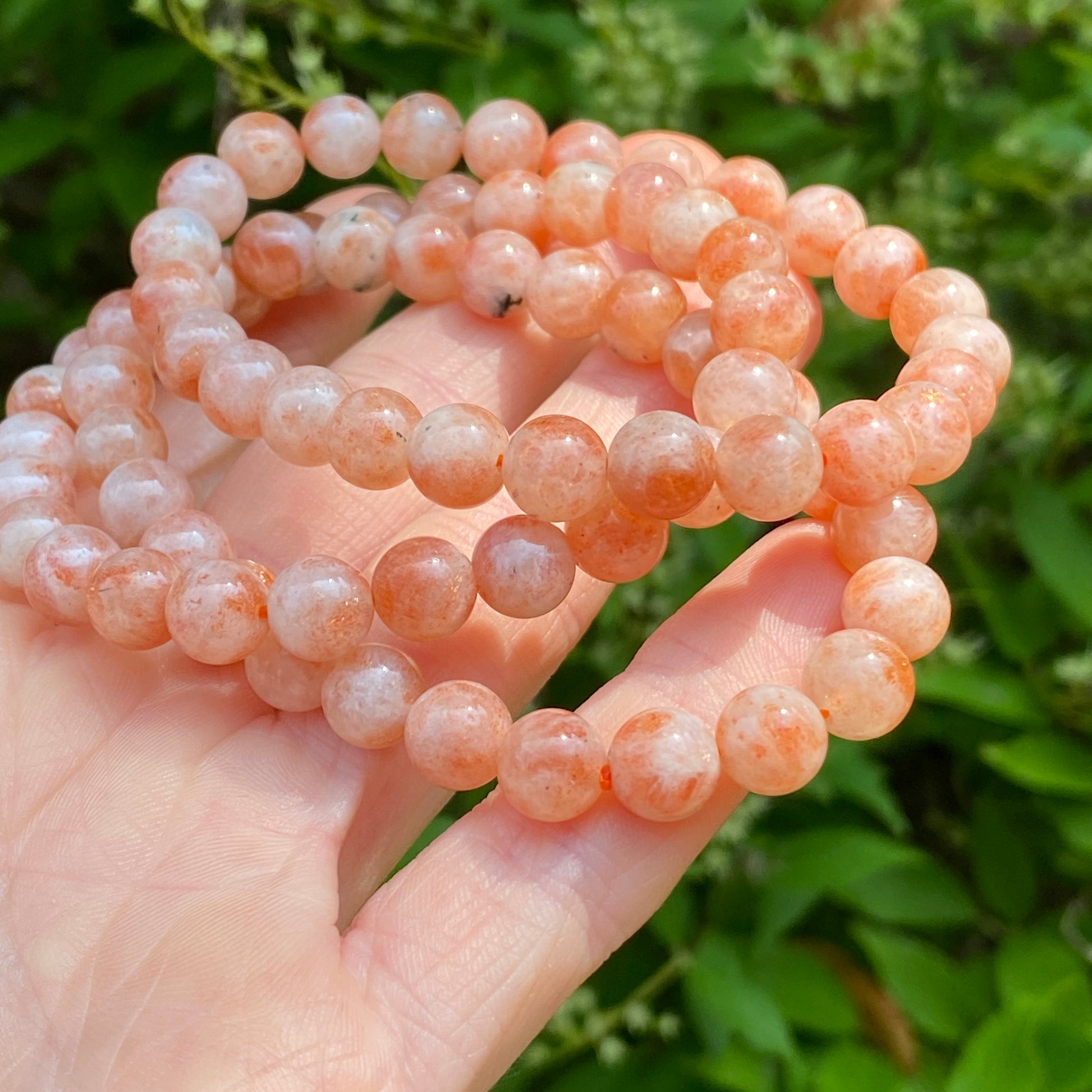 Shimmery Sunstone Bracelet – Cape Cod Crystals
