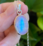 Rainbow Moonstone Pendant