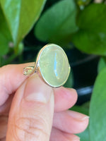 Prehnite Ring, Size 6, Sterling Silver