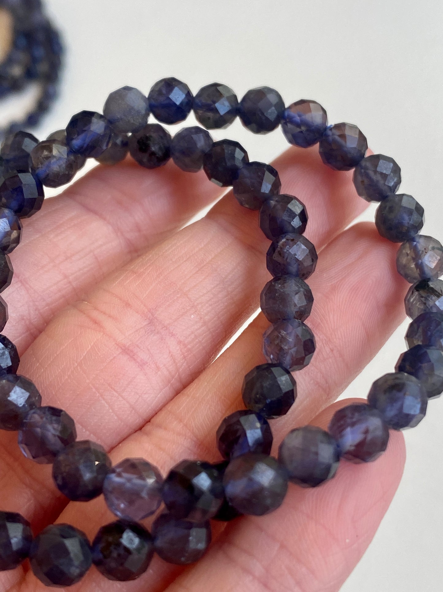 Faceted Iolite Bracelet