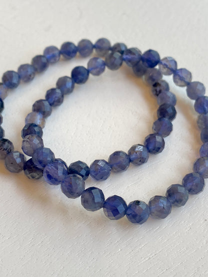 Faceted Iolite Bracelet