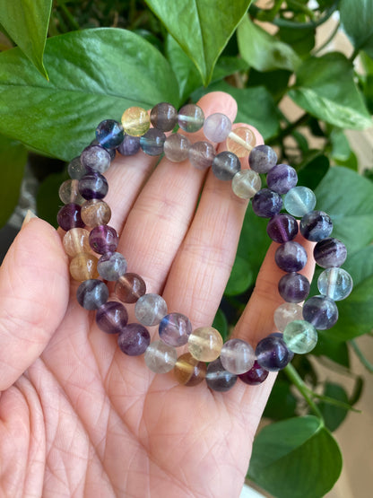 Rainbow Fluorite Bracelet