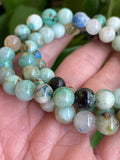 Phoenix Stone Bracelet, Turquoise, Chrysocolla, Malachite