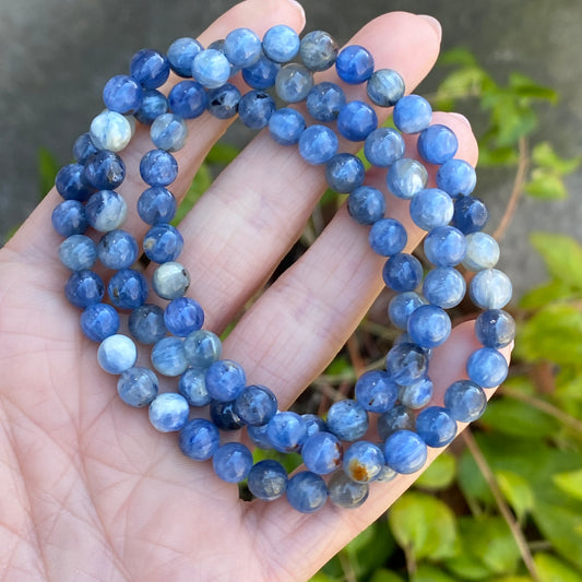 Blue Kyanite Bracelet, 6mm