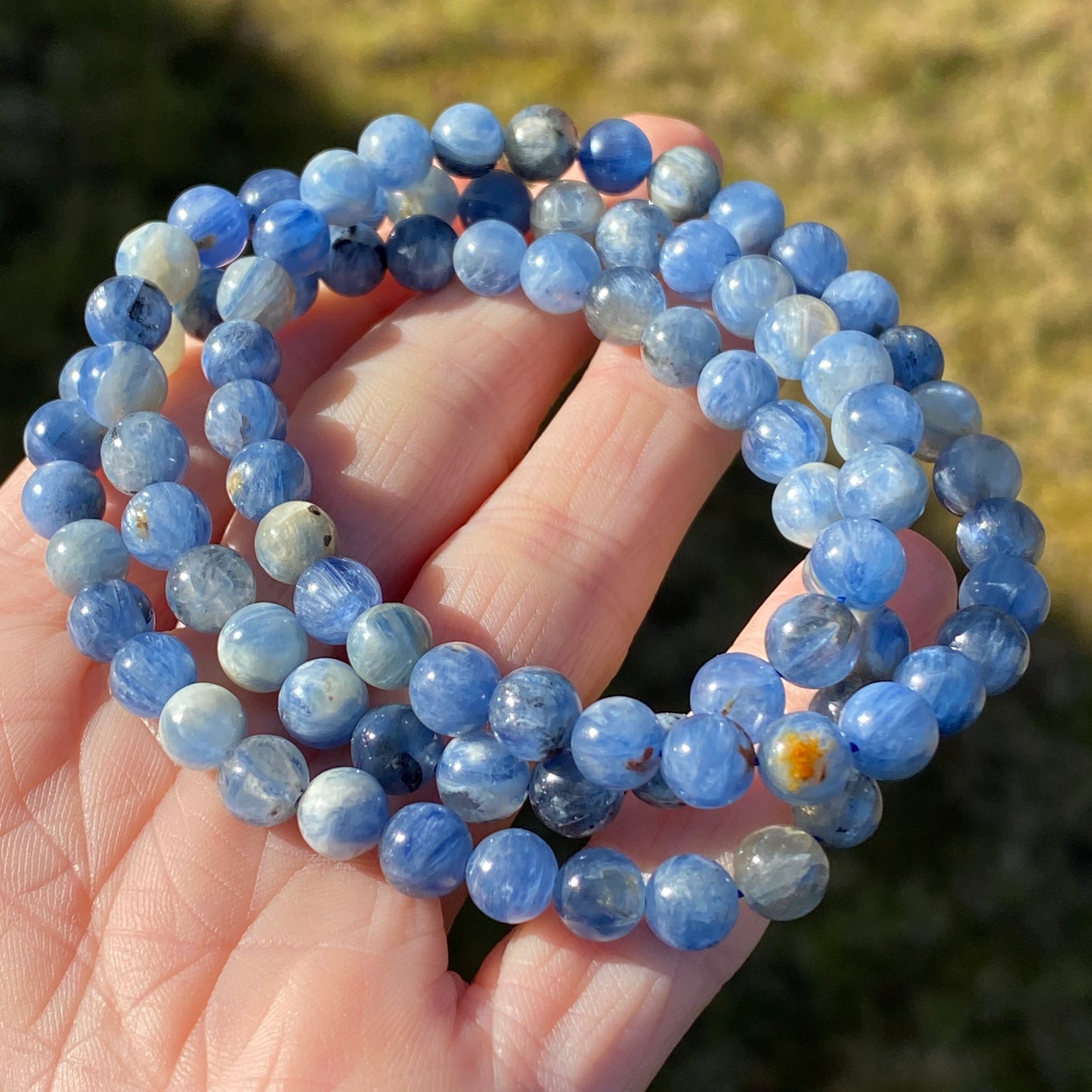 Blue Kyanite Bracelet, 6mm