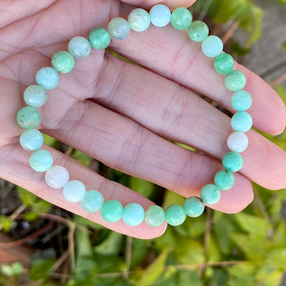 Chrysoprase Bracelet, 6mm