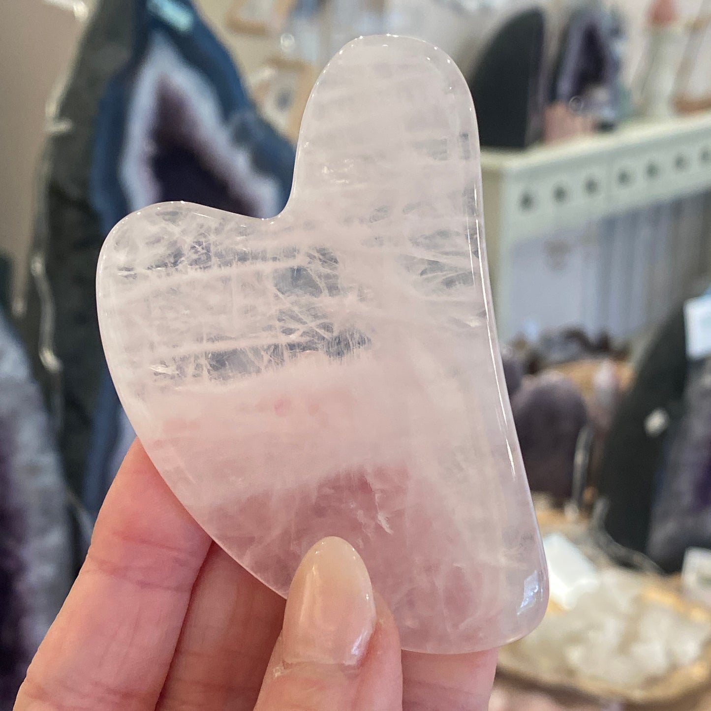 Rose Quartz Gua Sha Stone