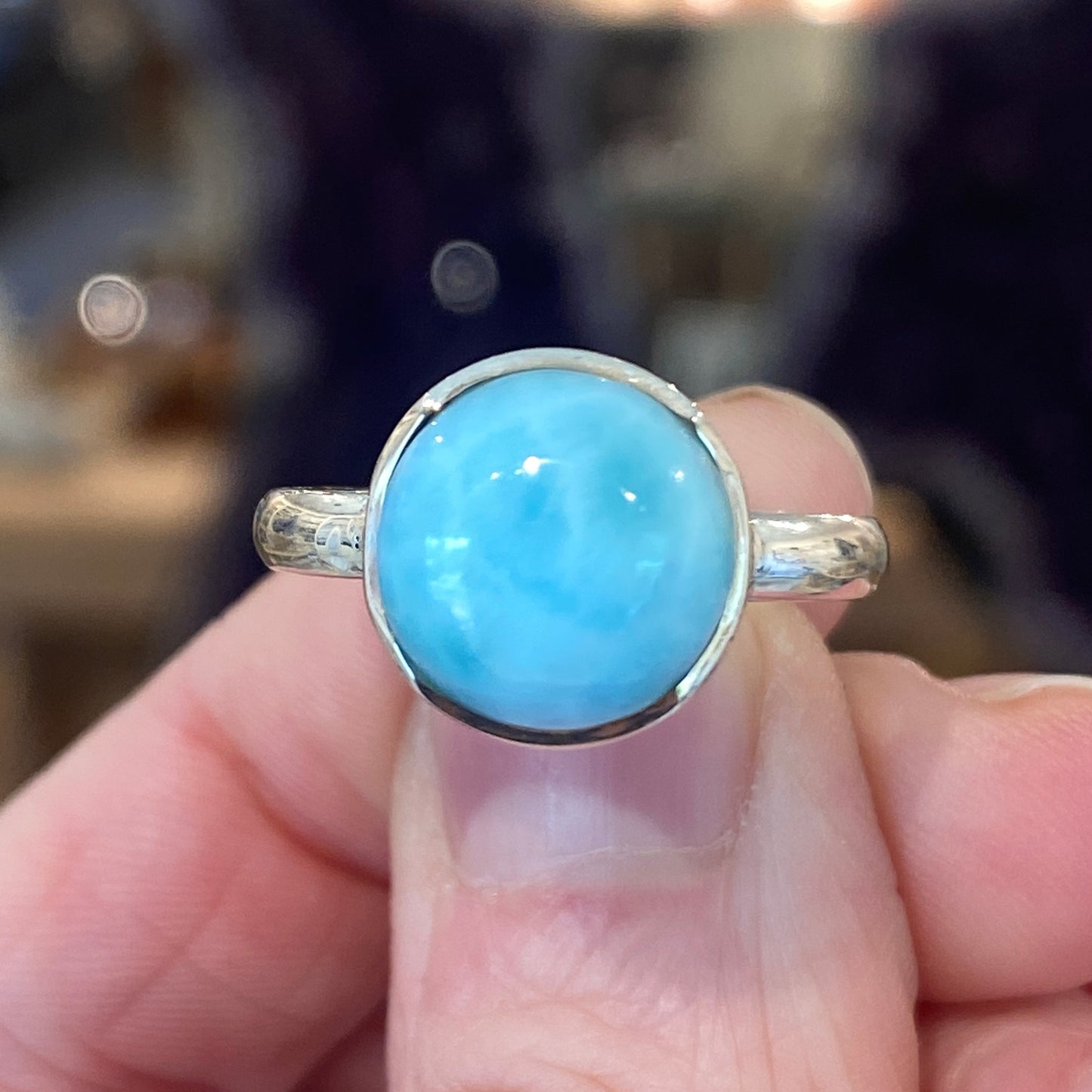 Larimar Ring, Size 8