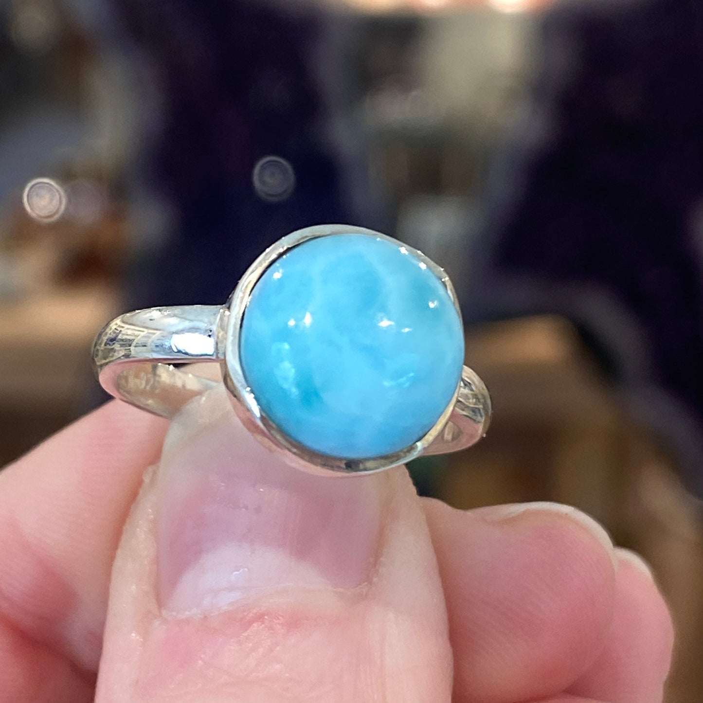 Larimar Ring, Size 8