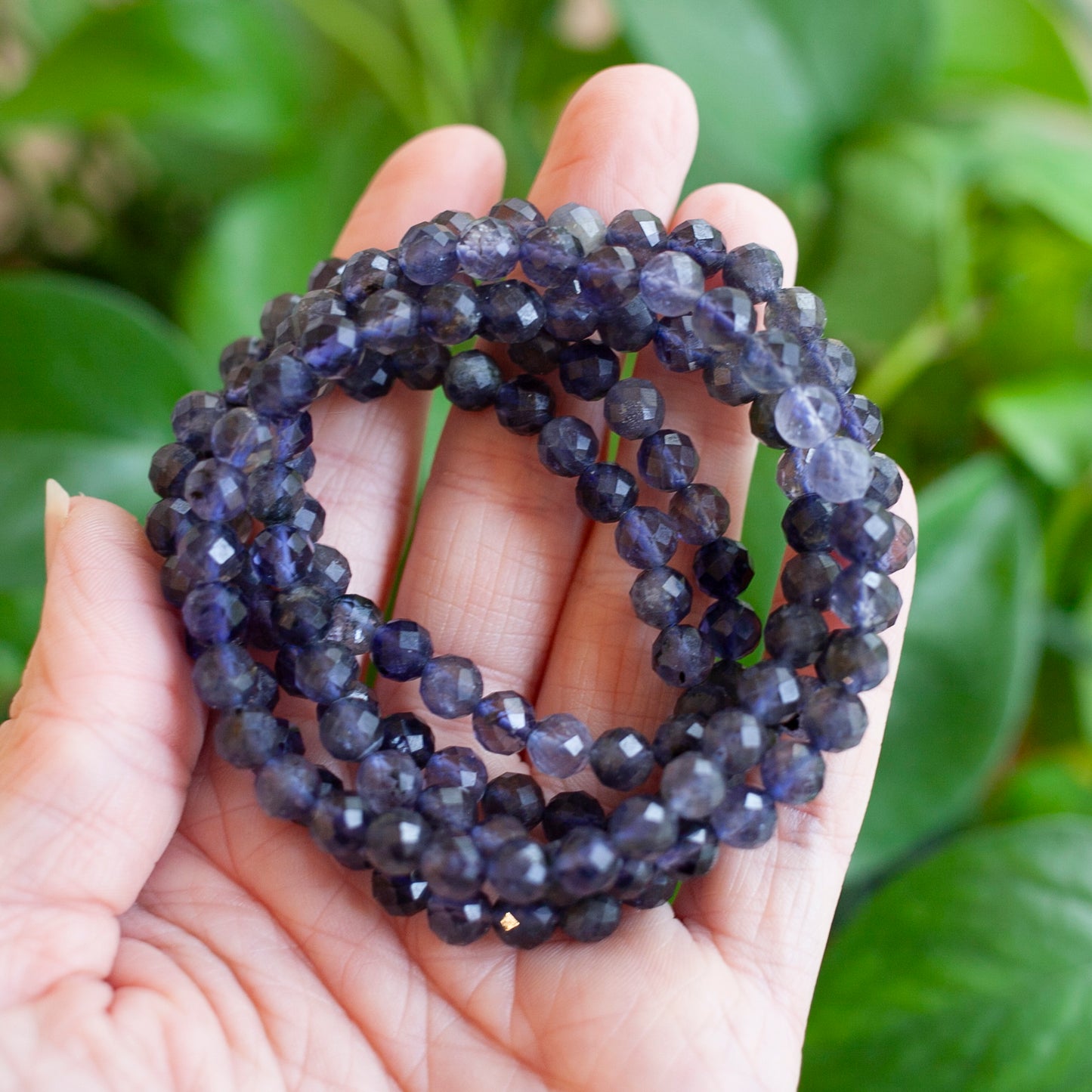 Faceted Iolite Bracelet