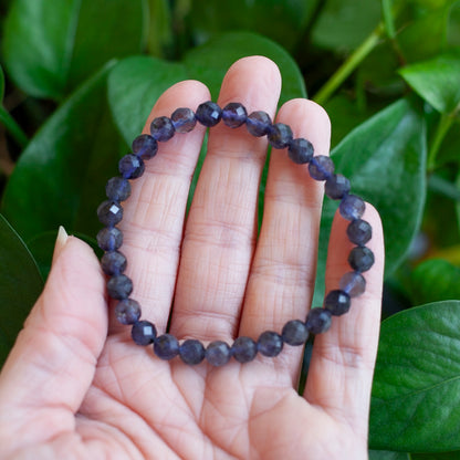 Faceted Iolite Bracelet