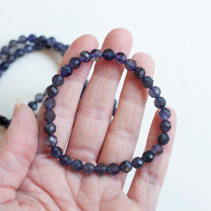 Faceted Iolite Bracelet