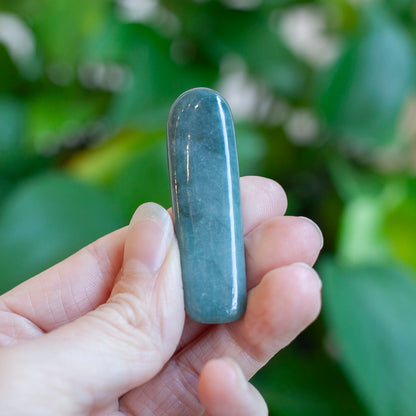 Jadeite, Blue-Green Jadeite Stone, Guatemala