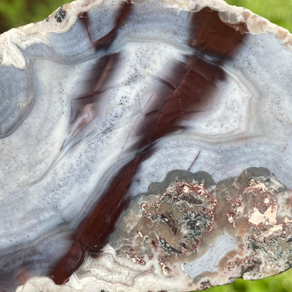 Juchem Quarry Agate, UV Reactive, Orignial Markings