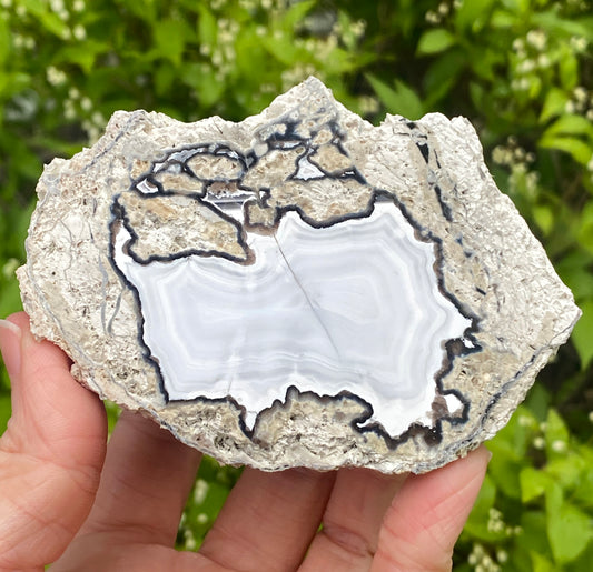 Rare Kaolin Agate, Germany, Gröppendorf