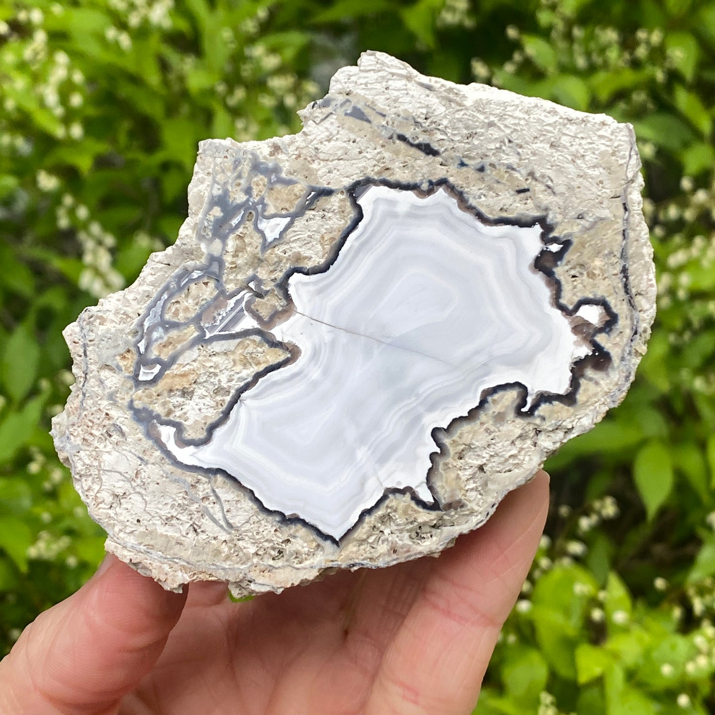 Rare Kaolin Agate, Germany, Gröppendorf