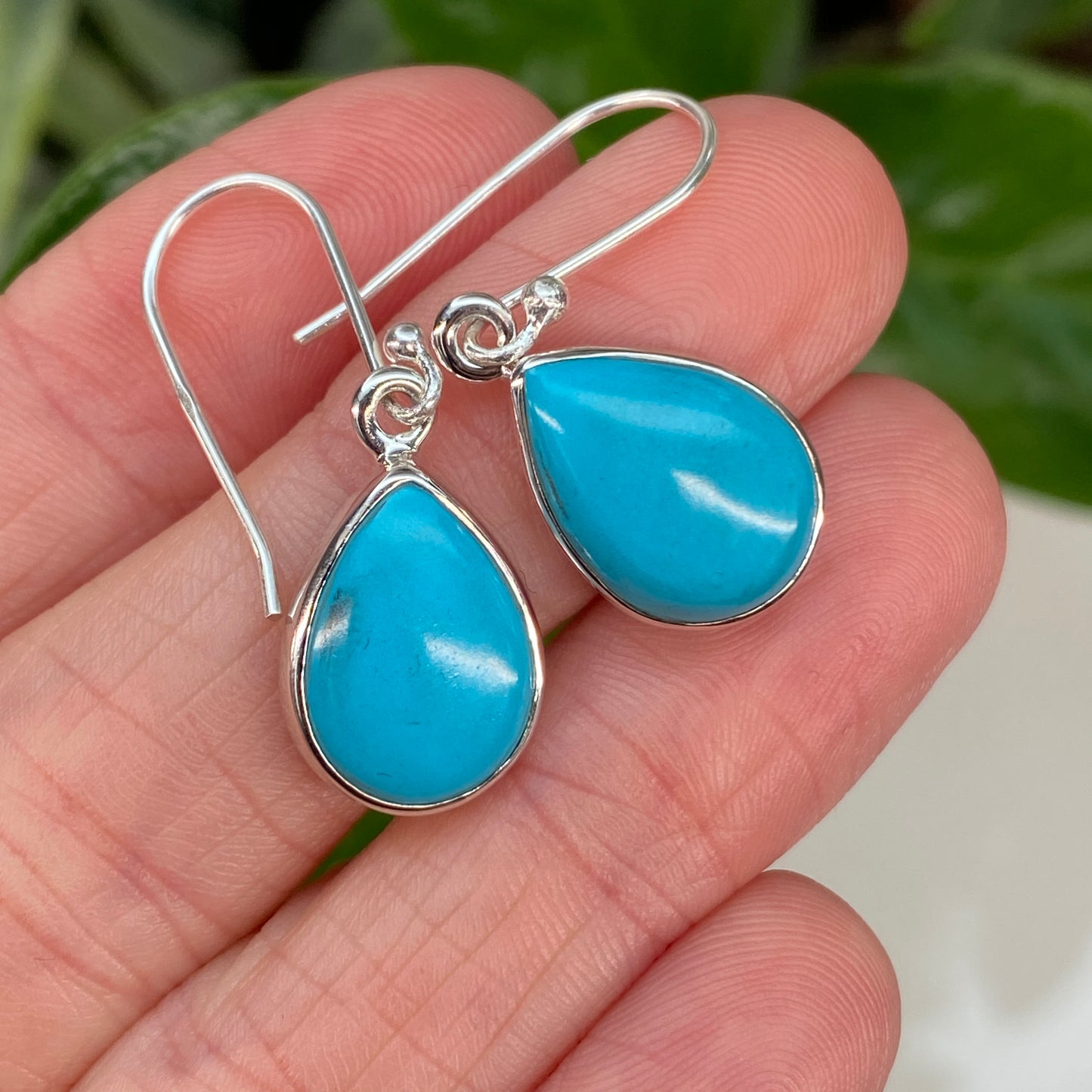 Kingman Turquoise Drop Earrings