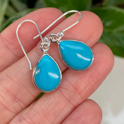 Kingman Turquoise Drop Earrings