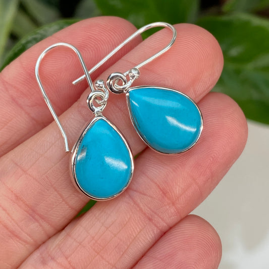 Kingman Turquoise Drop Earrings