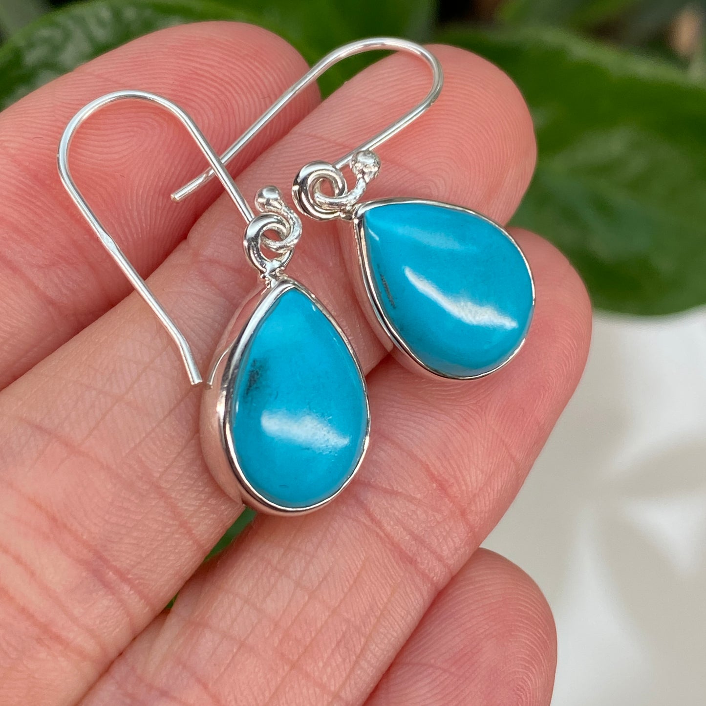 Kingman Turquoise Drop Earrings