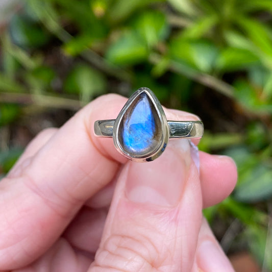 Labradorite Ring, Size 7.5