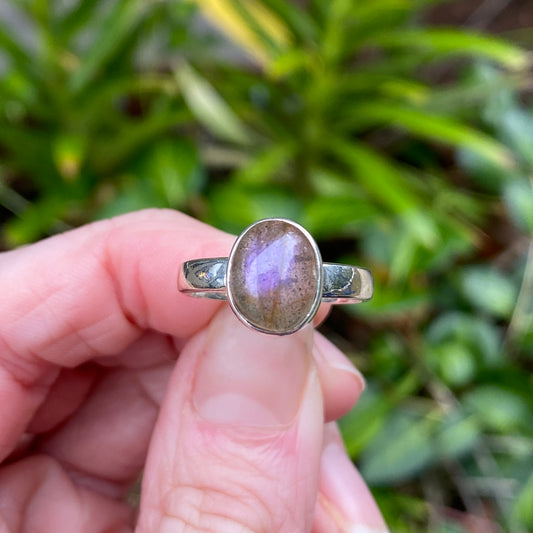 Labradorite Ring, Size 7