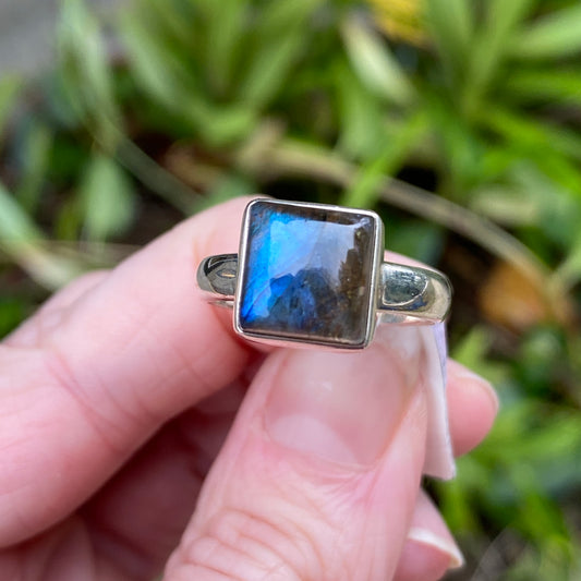 Labradorite Ring, Size 8.5