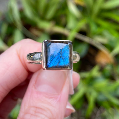 Labradorite Ring, Size 8.5