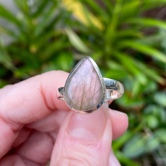 Labradorite Ring, Size 9
