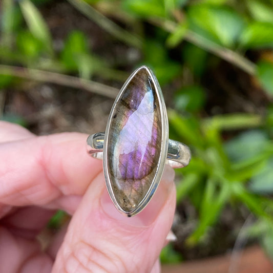 Labradorite Ring, Size 7