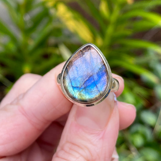 Labradorite Ring, Size 7