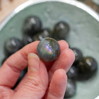 AAA Labradorite Sphere, 15mm-20mm