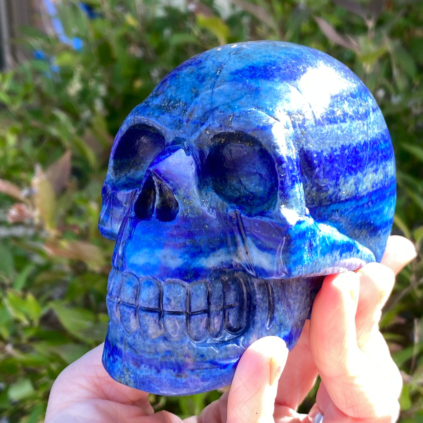 Lapis Lazuli Skull