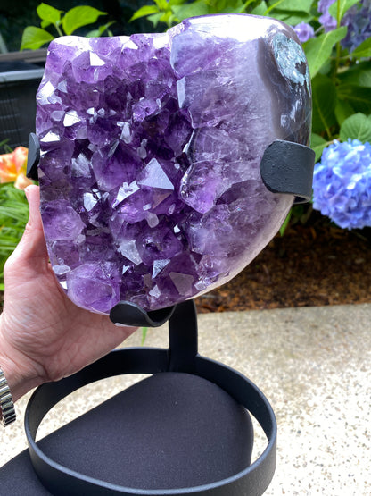 Amethyst Showpiece, 8lbs, old stock Brazil