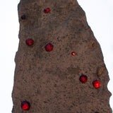 Garnet in Graphite from Red Embers Mine, Erving, Massachusetts