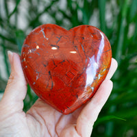 Red Jasper Heart