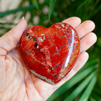 Red Jasper Heart