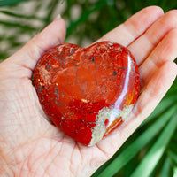 Red Jasper Heart