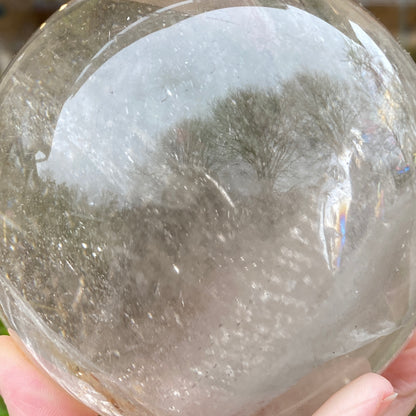 Large Smoky Quartz Sphere, 4in