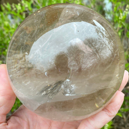 Large Smoky Quartz Sphere, 4in