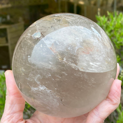 Large Smoky Quartz Sphere, 4in