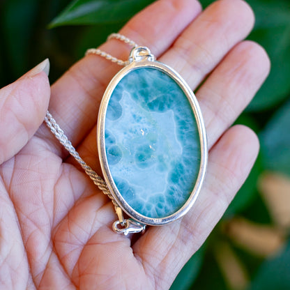 High Quality Larimar Pendant