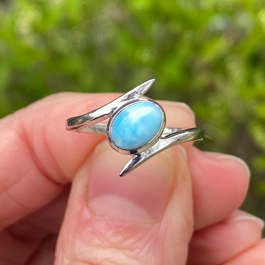 Larimar Ring, Size 5