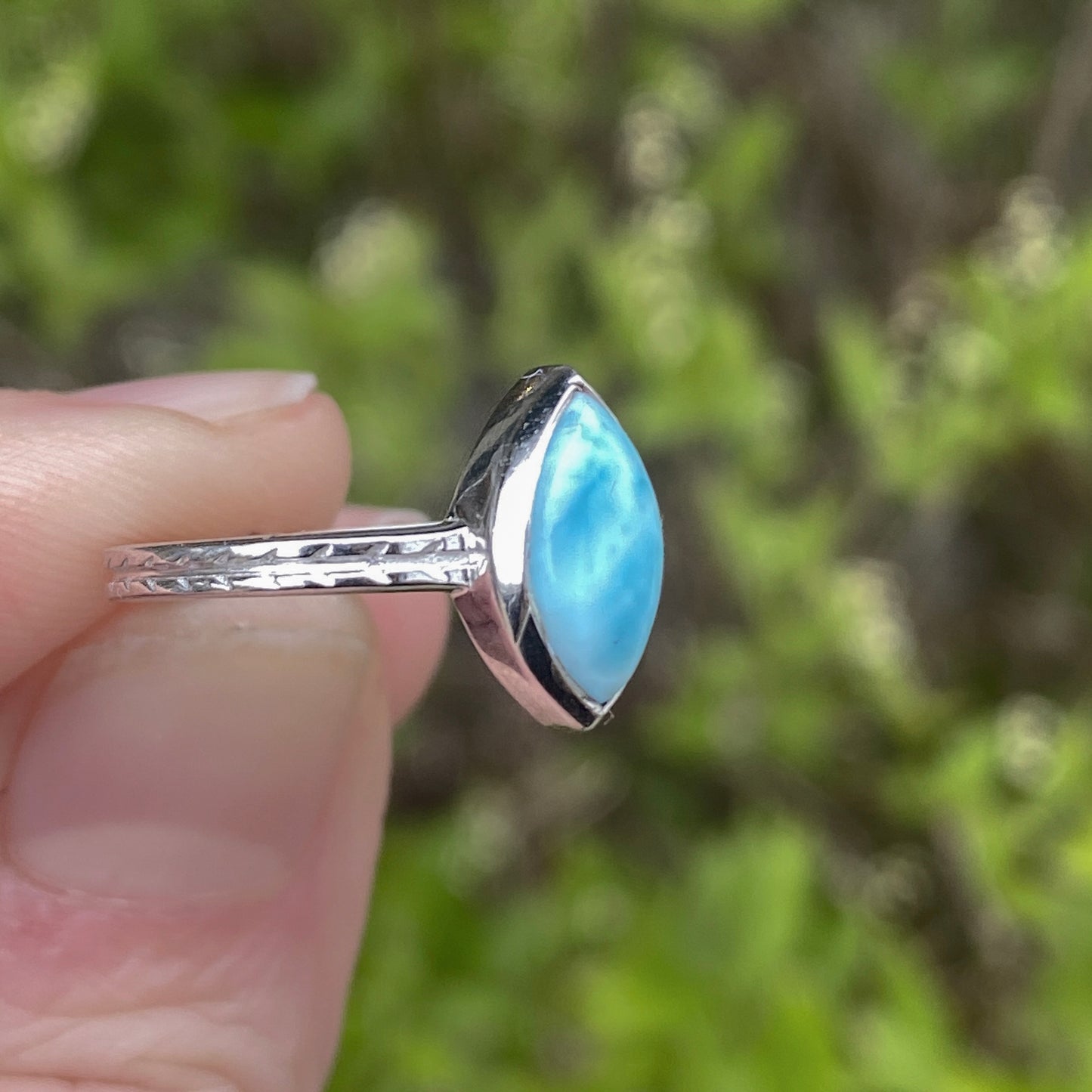 Larimar Ring, Size 6