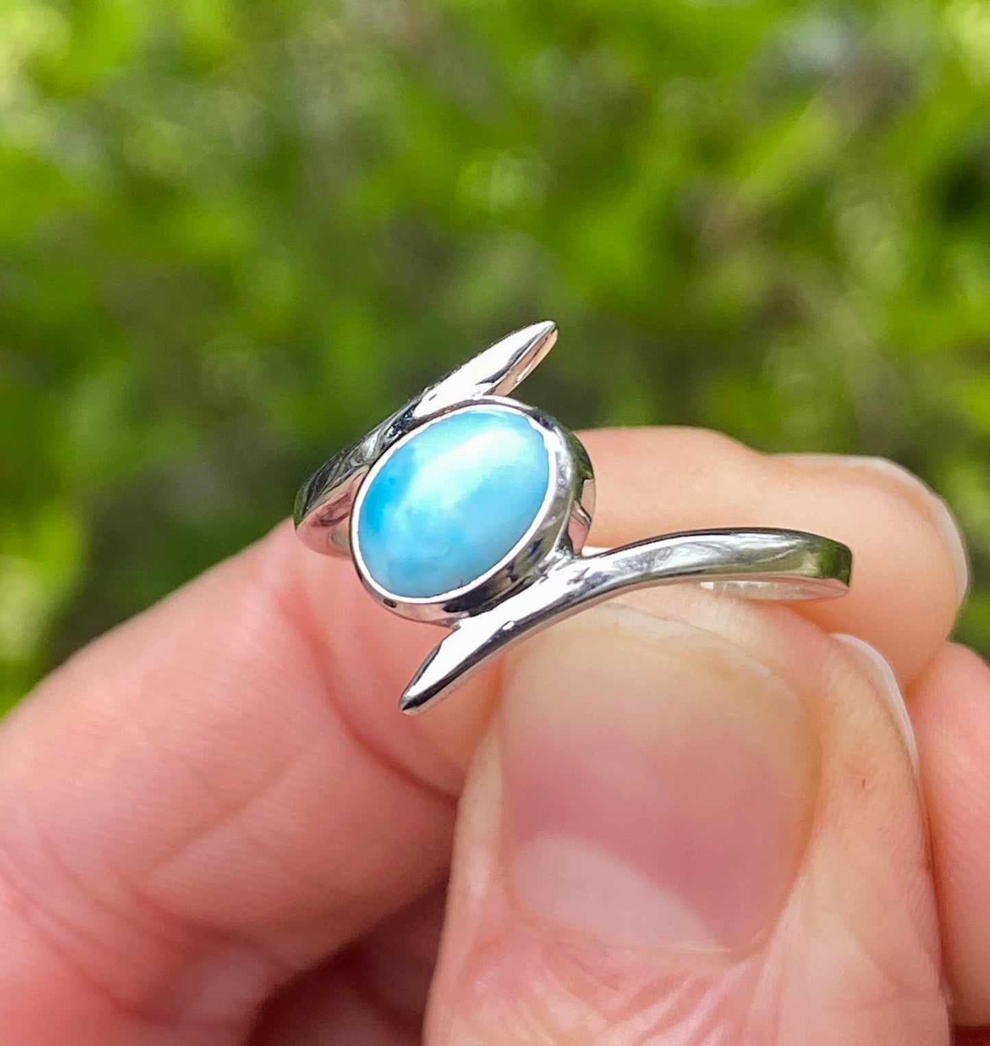 Larimar Ring, Size 5
